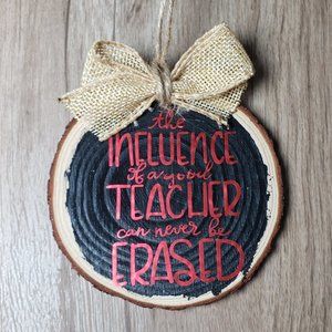 Christmas teacher ornament gift